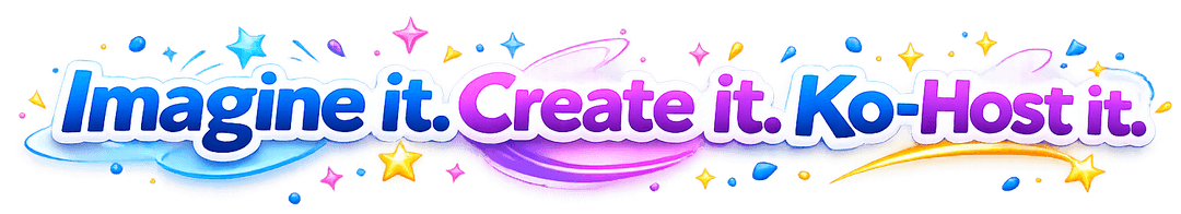 Ko-Host slogan